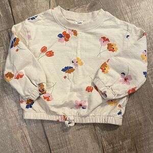 10/$10 Carter's Floral Long Sleeve Shirt - Pink and Orange